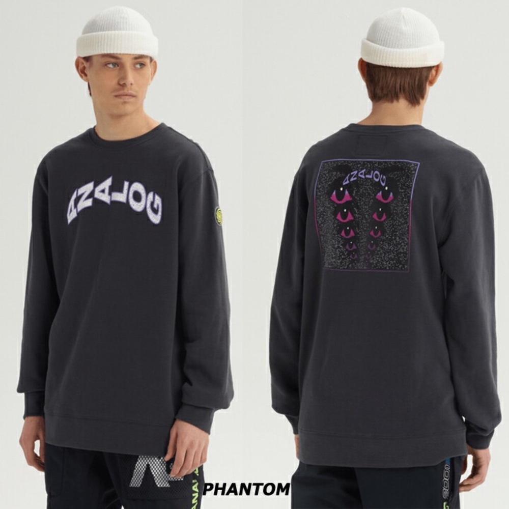 ANALOG by BURTON | Charcoal Pullover Crewneck Graphic Sweatshirt